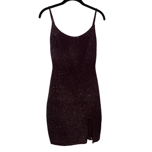 Sparkling Purple Dress Sz M - Picture 1 of 3